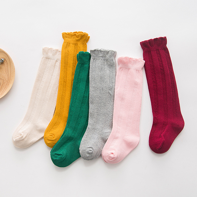 Candy Color Autumn Cotton Doub - مراجعة Baby Sock Oximeter وسعره