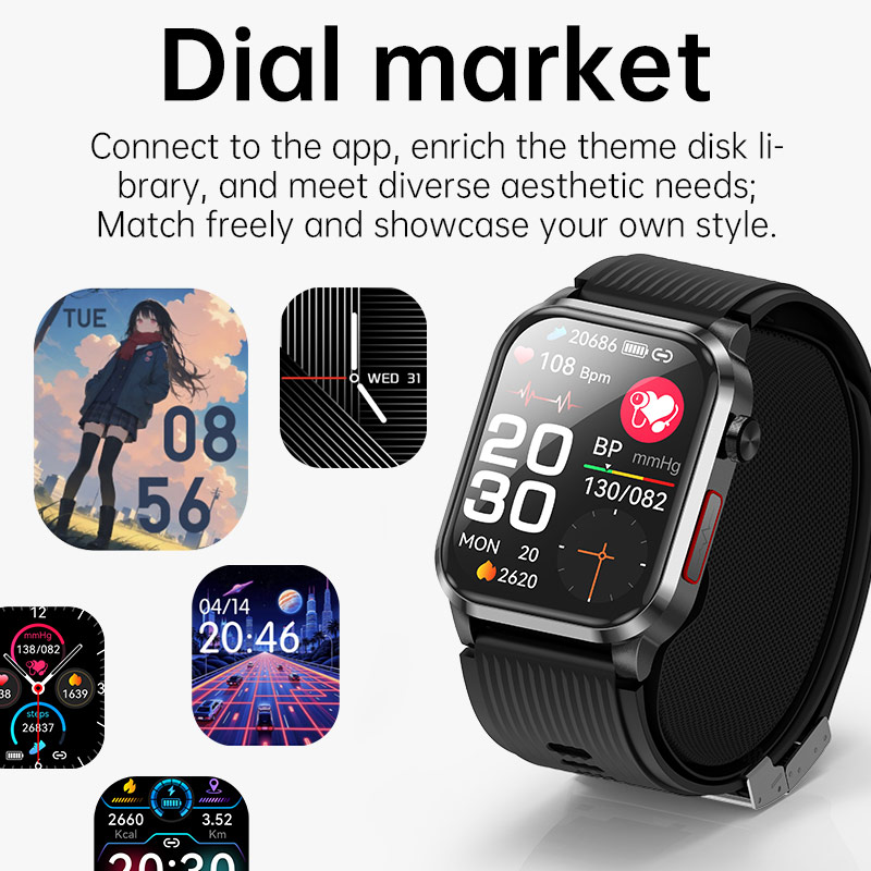 P300pro BT Call Air Pump Airba - مراجعة Fall Detection Watch وسعره