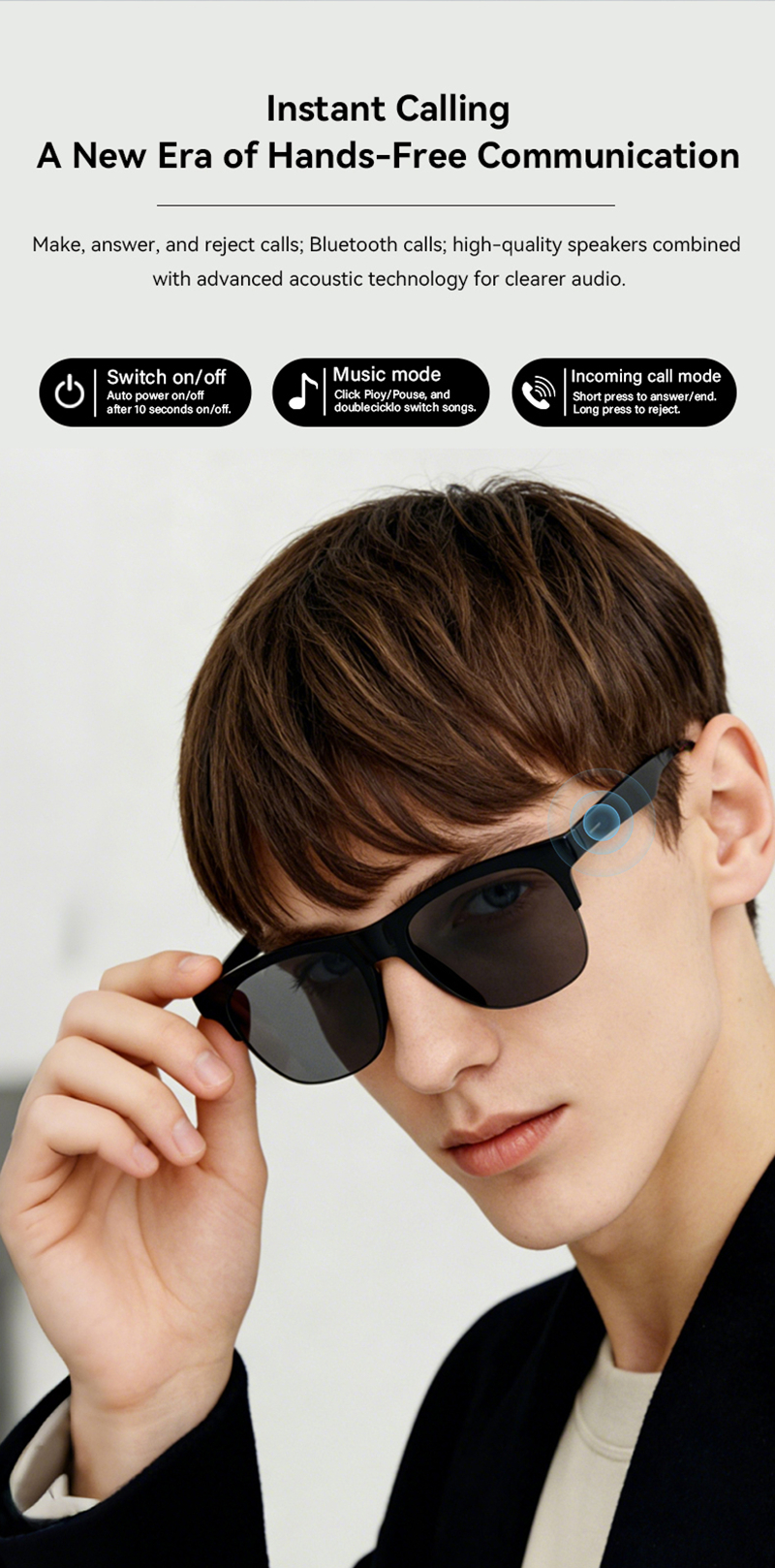 2026 New Remote Control Touch  - مراجعة Smart Glasses Lens وسعره