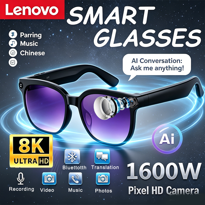 Lenovo Remote Control AI Smart - مراجعة Smart Glasses Lens وسعره