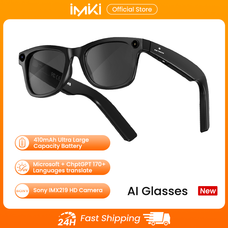 IMIKI Ai Smart Glasses 4K 800W - مراجعة Smart Glasses Lens وسعره