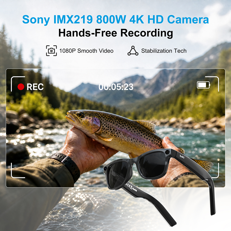 IMIKI Ai Smart Glasses 4K 800W - مراجعة Smart Glasses Lens وسعره