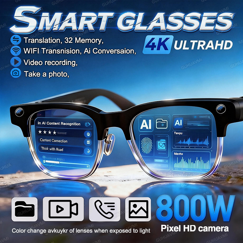 2026New 800W Pixel Camera Smar - مراجعة Smart Glasses Lens وسعره