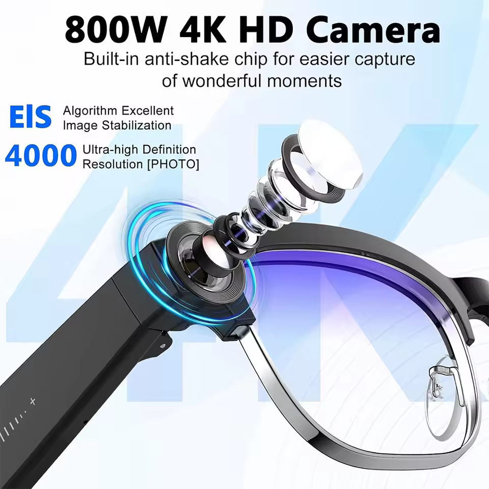 2026New 800W Pixel Camera Smar - مراجعة Smart Glasses Lens وسعره