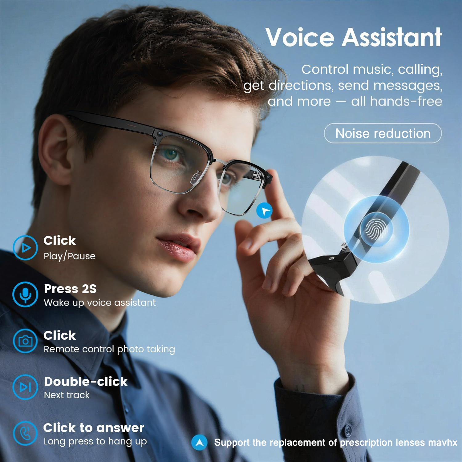 2026New 800W Pixel Camera Smar - مراجعة Smart Glasses Lens وسعره