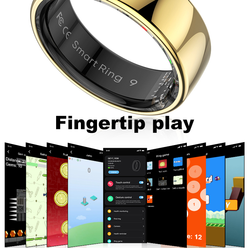 R08 Smart Ring Men Women With  - مراجعة Temperature Ring Skin وسعره