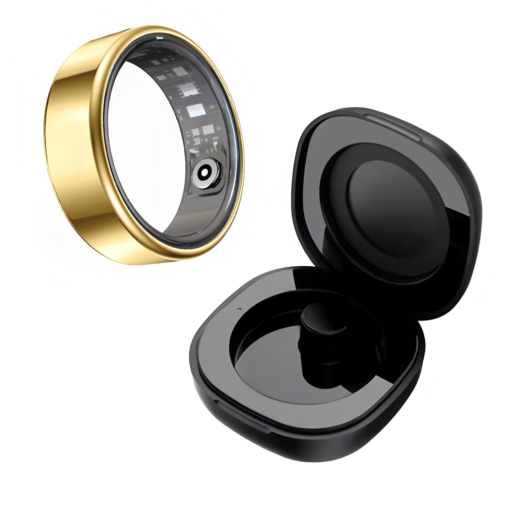 R09 Smart Ring Men Women with  - مراجعة Temperature Ring Skin وسعره