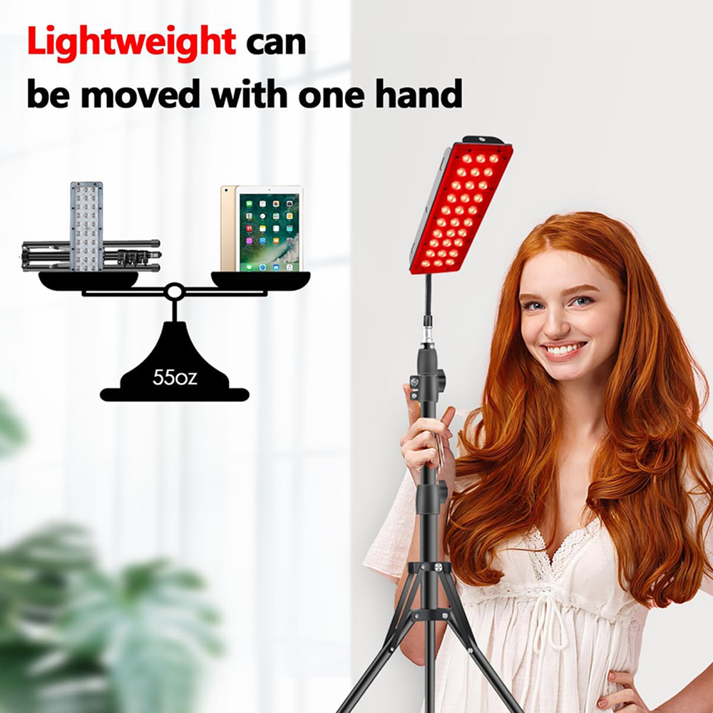 Red Light Therapy Lamp LED Inf - مراجعة Galvanic Skin Sensor وسعره