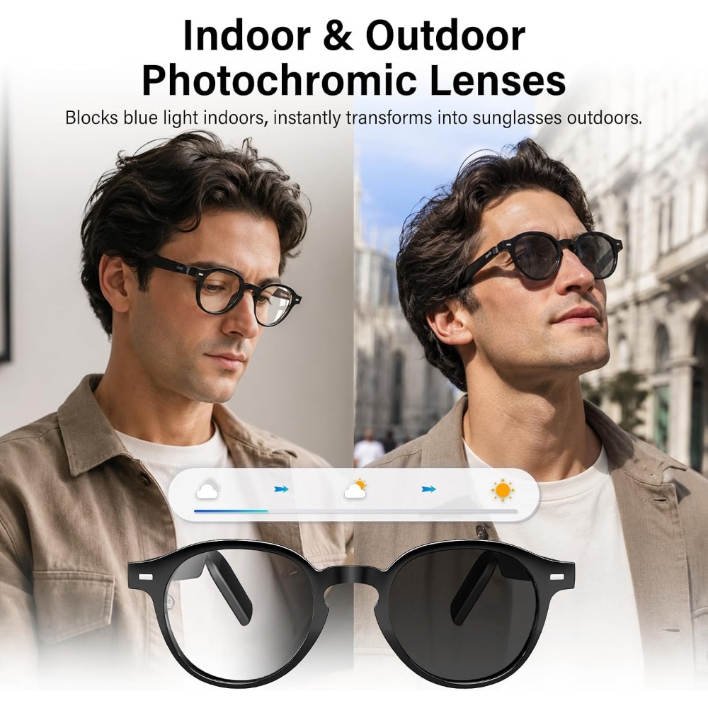 AI Smart Glasses with 145 Lang - مراجعة Smart Glasses Lens وسعره
