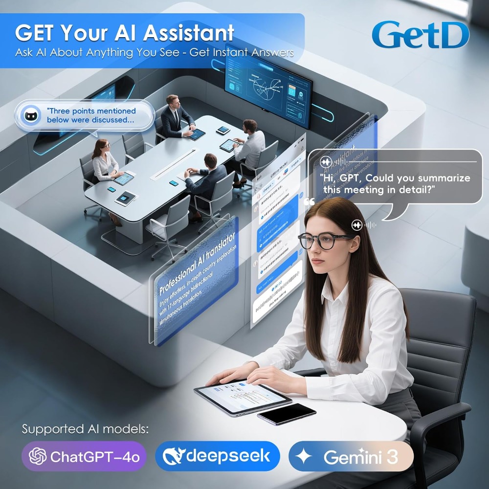 AI Smart Glasses with 145 Lang - مراجعة Smart Glasses Lens وسعره