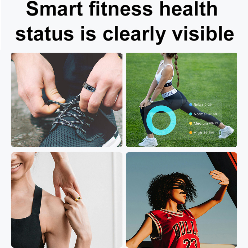 Smart Ring Men Women with Char - مراجعة Temperature Ring Skin وسعره