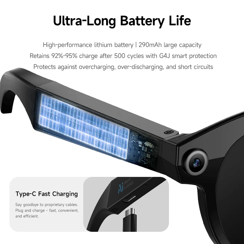 Lenovo 8K HD Smart Glasses 160 - مراجعة Smart Glasses Lens وسعره