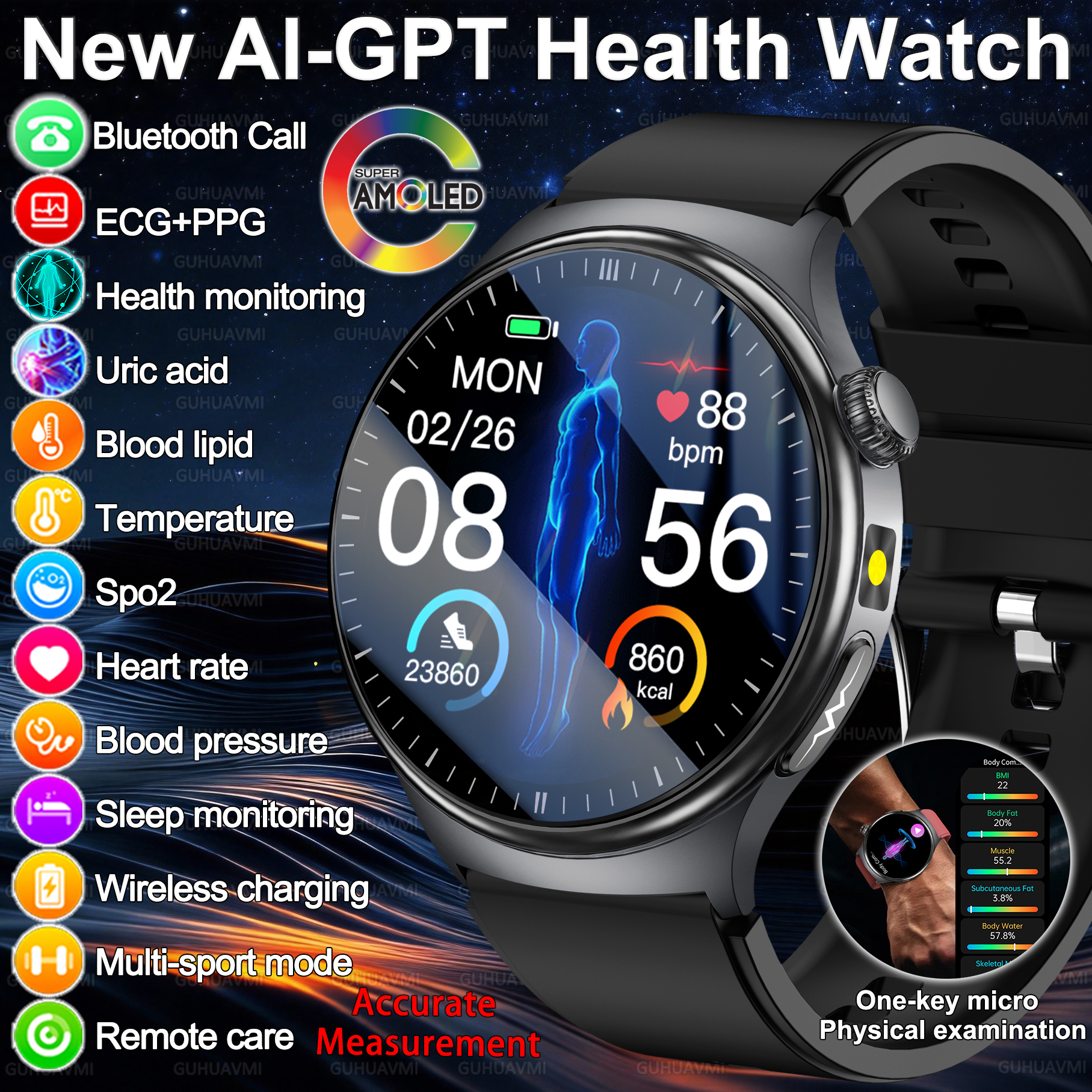 2026 New Accurate Diagnosis Sm - مراجعة Fall Detection Watch وسعره