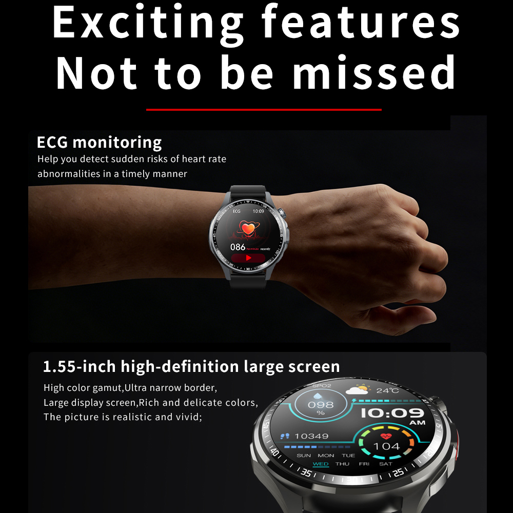 SOS Alert Heart Rate Fitness S - مراجعة Fall Detection Watch وسعره