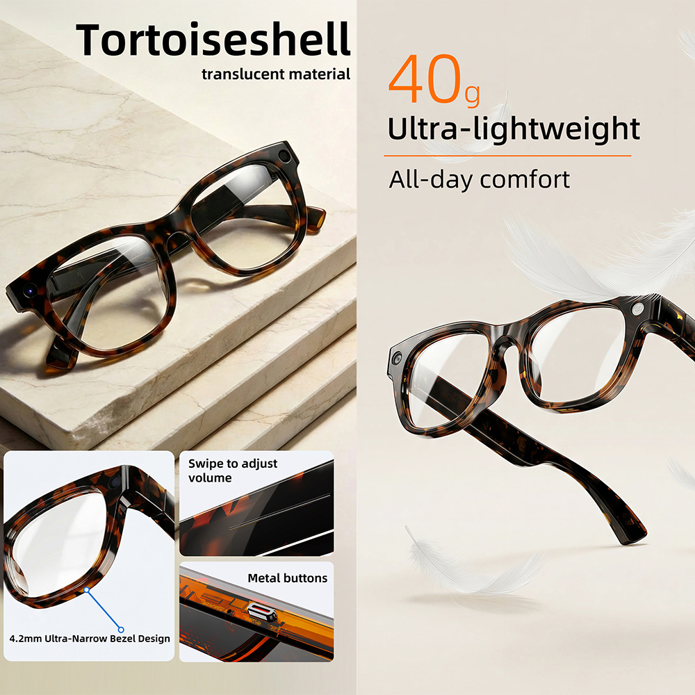 G600 Pro AI Smart Glasses 13MP - مراجعة Smart Glasses Lens وسعره