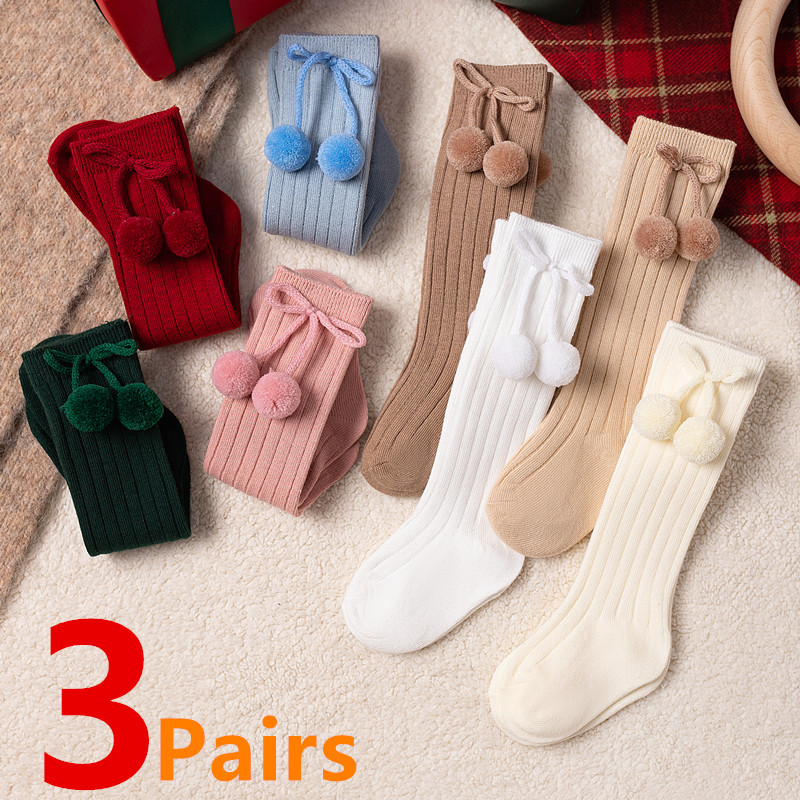 3Pairs/Lot Baby Ball Knee High - مراجعة Baby Sock Oximeter وسعره