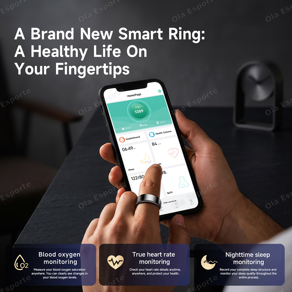 New R09 Smart Ring Men Women w - مراجعة Temperature Ring Skin وسعره