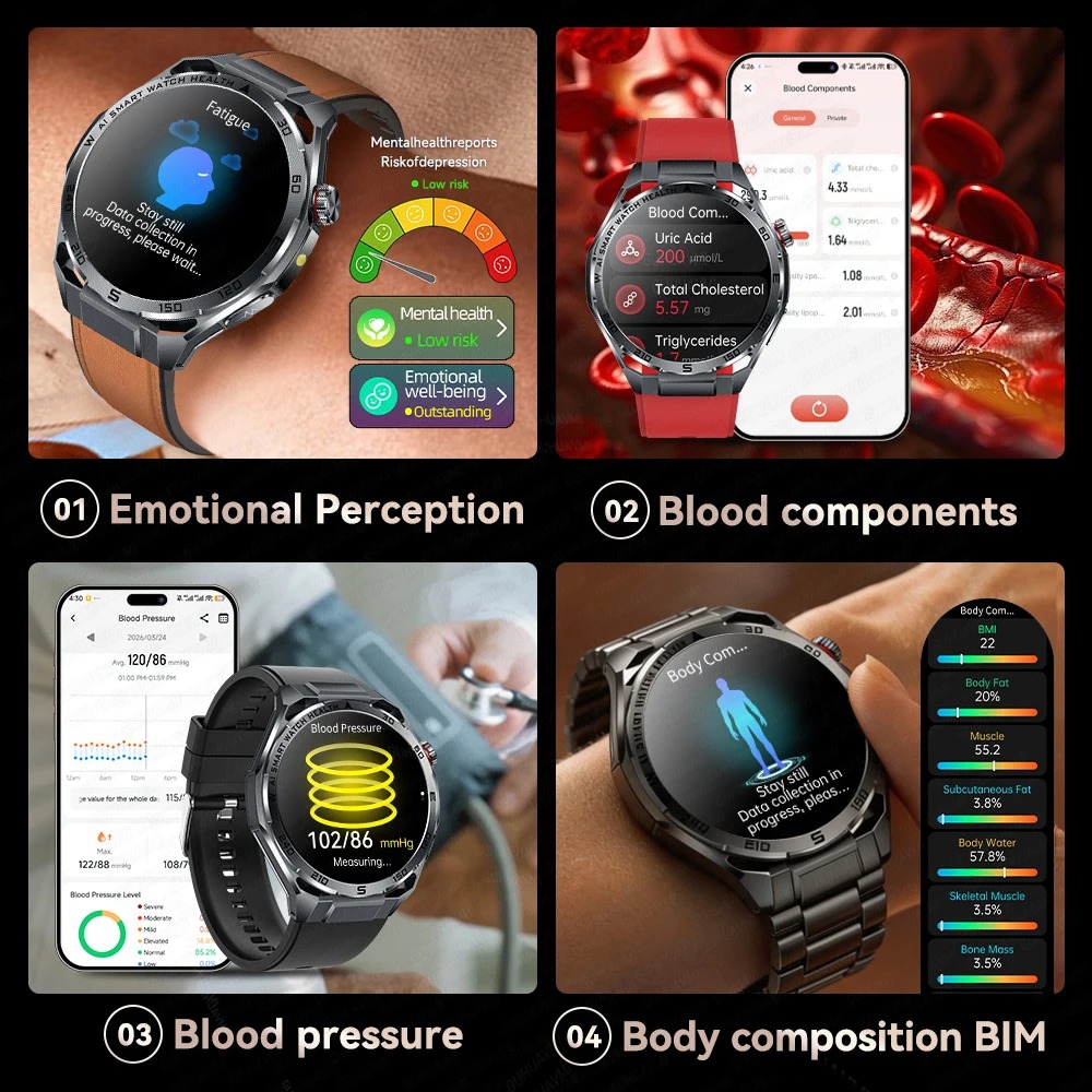 New Blood Pressure Uric Acid B - مراجعة Fatigue Band Monitor وسعره