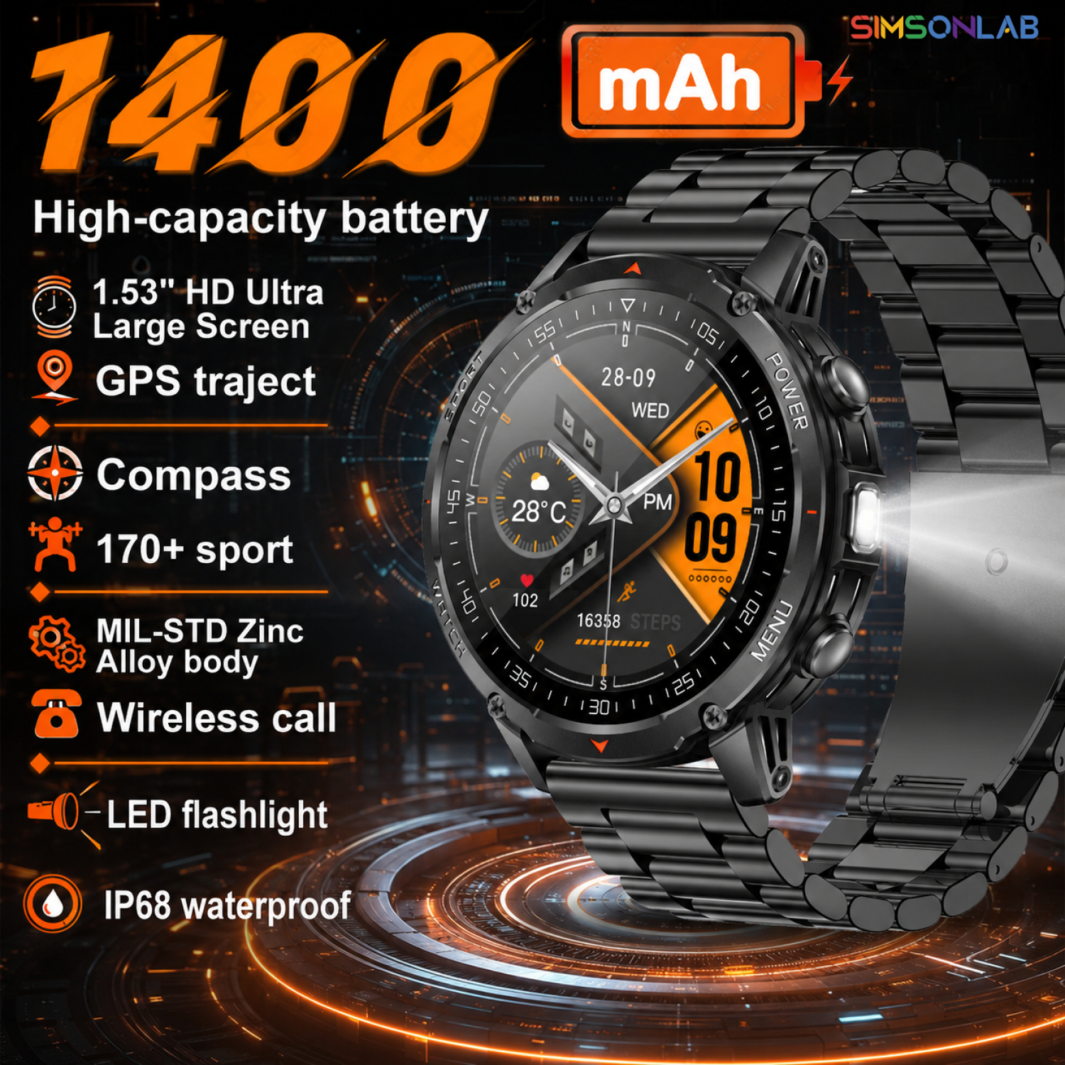 2026 New 1400mAh Military GPS  - مراجعة Smart Insole Pressure وسعره