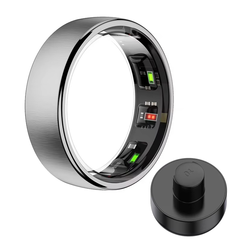 R10 Charging Case Smart Ring M - مراجعة Temperature Ring Skin وسعره