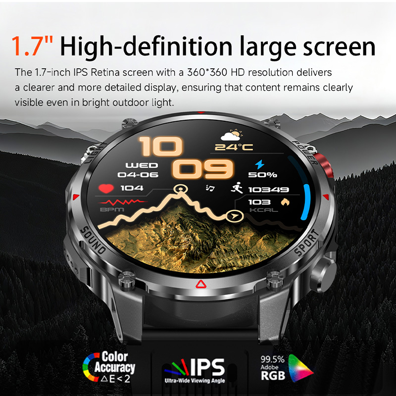 Wireless Calling Smart Watch I - مراجعة Breath Rate Monitor وسعره