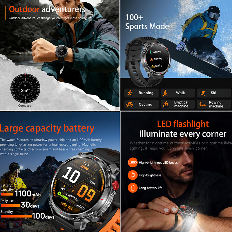 Wireless Calling Smart Watch I - مراجعة Breath Rate Monitor وسعره
