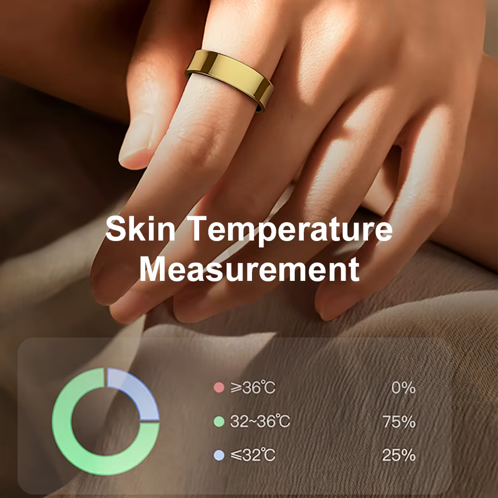 Smart Ring with Charging Case, - مراجعة Temperature Ring Skin وسعره