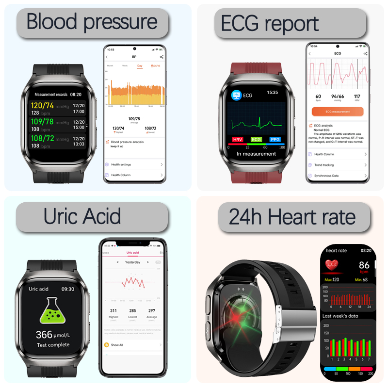 2026 New Blood Pressure Air Pu - مراجعة Fall Detection Watch وسعره