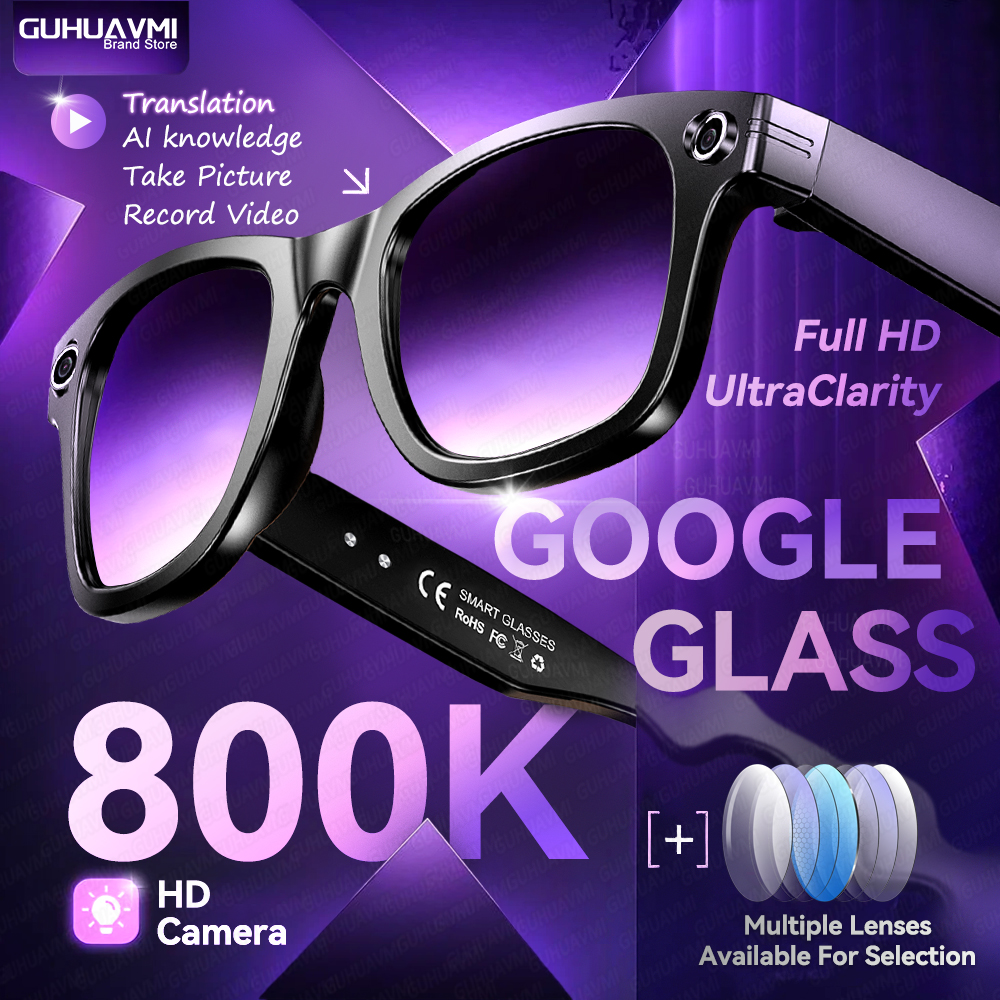 AI Smart Glasses with 8MP Came - مراجعة Smart Glasses Lens وسعره